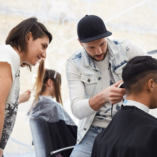 Mens Hairdressing Training 1 534x534 Barcelona Hair Academy